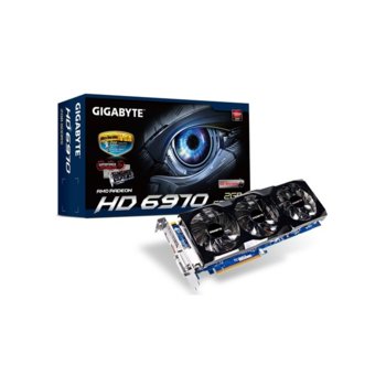 Видео карта AMD 6970, 2GB, Gigabyte R697OC-2GD, PCI-E, DDR5, 256bit, HDMI, DisplayPort, 2xDVI (HDCP) | JAR Computers AMD 6970 Gigabyte R697OC-2GD