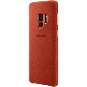 Samsung Galaxy S9, Alcantara Cover, Red