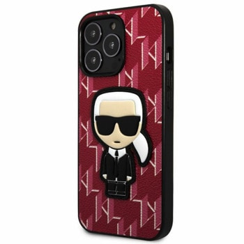 Monogram Ikonik за iPhone 13 Pro Max червен