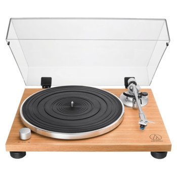 Грамофон Audio-Technica AT-LPW30TK,ръчно управление, ремъчно задвижване, 33/45 оборота в минута, 2x RCA, дърво | JAR Computers Грамофон Audio-Technica AT-LPW30TK