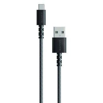 Кабел Anker A8022H11, от USB-A(м) към USB-C(м), 0.9m, черен | JAR Computers Кабел Anker A8022H11
