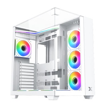 кутия xigmatek aqua v arctic h23a 7 argb fans