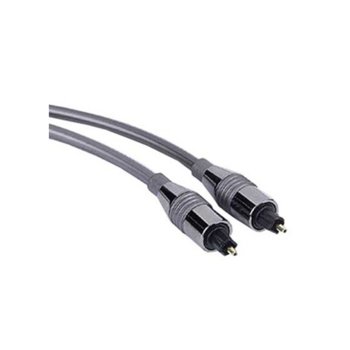 Оптичен кабел HAMA ODT-ODT, SPDIF(м) към SPDIF(м), метални куплyнги, 5 звезди, 1.5м | JAR Computers HAMA ODT-ODT 1.5м метални куплyнги 5 звезди