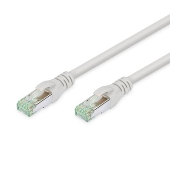 Пач кабел Assmann DK-1844-005, S-FTP, Cat. 8.1, 0.5м, бял | JAR Computers ASSMANN DK-1844-005