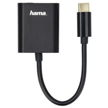 HAMA 135748 USB-C - 3.5 мм аудио жак и USB-C
