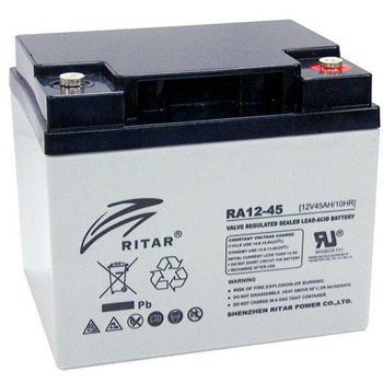 Акумулаторна батерия Ritar Power RA12-45, 12V, 45Ah, AGM, F4(M5)/F11(M6) конектори | JAR Computers Ritar Power RA12-45