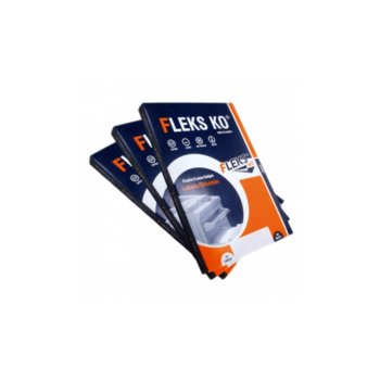 Етикети за принтери Fleks-Ko, формат А4, размер 297x210mm, 1бр. на лист, с рязан гръб, опаковка от 100 листа, бели | JAR Computers Fleks-Ko Етикети за принтери