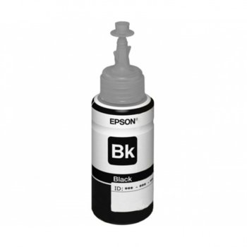 Мастило Epson 664 за L110/L210/L300/L355/L550 - Black - № C13T66414A - Заб.: 70 ml капацитет | JAR Computers Epson T6641 Black ink bottle 70ml