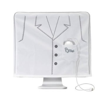 Защитно покривало за монитор TUCANO C-PJIM17-W, до 17"(43.18cm), бяло | JAR Computers TUCANO C-PJIM17-W