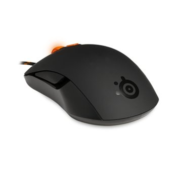 SteelSeries Kana, черна, оптична, USB