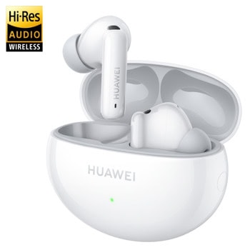 Слушалки Huawei FreeBuds 6i, безжични, Bluetooth, микрофон, ANC, 11mm динамични мембрани, IP54 водоустойчивост, до 8 часа време на работа, бели | JAR Computers Huawei FreeBuds 6i White