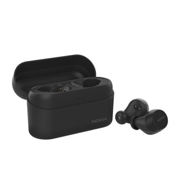 Слушалки Nokia BH-605 Earbuds, безжични, Bluetooth, микрофон, до 5 часа време на работа, тип "тапи", черни | JAR Computers NOKIA BH-605 EARBUDS BLACK