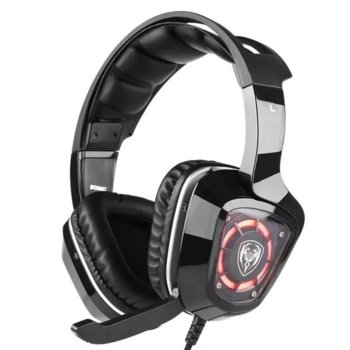 Слушалки Somic G910i, микрофон, гейминг, 40мм говорители, контрол на звука, USB, черни | JAR Computers Somic G910i