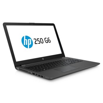 Лаптоп HP 250 G6 (2EV81ES), двуядрен Skylake Intel Core i3-6006U 2.0GHz, 15.6" (39.62 cm) Full HD LED display (HDMI), 8GB DDR4, 256GB SSD, 2x USB 3.1, Free DOS, 1.86 kg | JAR Computers HP 250 G6 (2EV81ES)