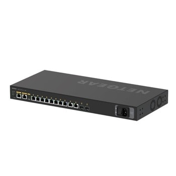 Суич Netgear M4250, 1000Mbps, 12 порта, 10x 10/100/1000 (8 PoE+) + 2x Gigabit SFP | JAR Computers NETGEAR M4250 GSM4212P-100EUS