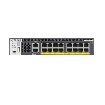Суич Netgear M4300-16X POE+, 1000Mbps, 16 x 10GBASE-T, 16 x POE+, 600W PSU | JAR Computers Netgear M4300-16X POE+