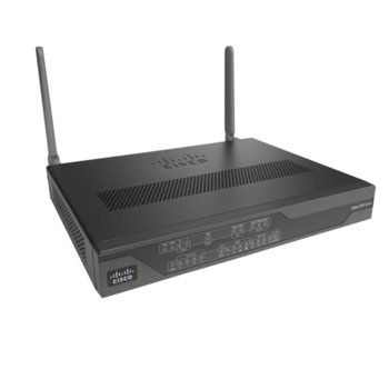 Рутер Cisco C881G+7-K9, 3G, 300Mbps, Wireless N, 4x LAN 100, 1x WAN 100, 1x USB 1.1, GPRS, UMTS, EDGE, HSDPA, HSPA, HSPA+, 512MB DRAM, 256MB Flash памет | JAR Computers Cisco C881G+7-K9 Router