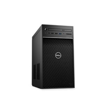 Настолен компютър Dell Precision 3630 Tower (#DELL02550), четириядрен Coffee Lake Intel Xeon E-2224G 3.5/4.7 GHz, Nvidia Quadro P620 2GB, 8GB DDR4, 256GB SSD & 1TB HDD, 5x USB 3.1, клавиатура и мишка, Windows 10 Pro | JAR Computers Dell Precision 3630 Tower