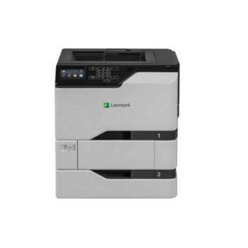 Лазерен принтер Lexmark CS720dte, цветен, 1200x1200 dpi, 38/38стр/мин, LAN, USB | JAR Computers Лазерен принтер Lexmark CS720dte