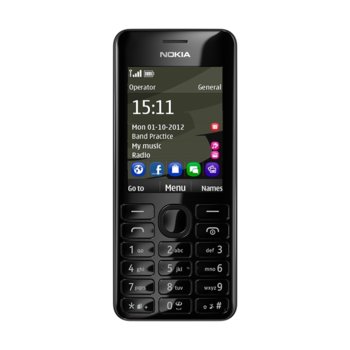 206 Black Dual SIM