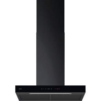 Абсорбатор AEG NDB6761HB, дизайнерски, клас A, 515 m³/h въздухопоток, 1 мотор, 3 степени на мощност + 1 интензивна, Hob2Hood, черен | JAR Computers AEG NDB6761HB