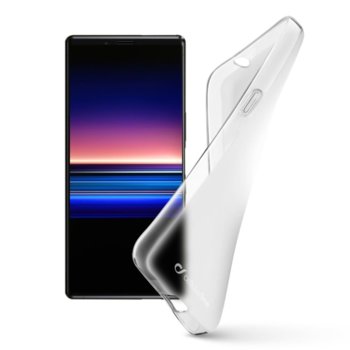 Калъф за Sony Xperia 1, гумен, Cellular Line Shape, прозрачен | JAR Computers Калъф Shape за Sony Xperia 1