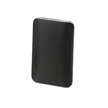 Калъф за HTC Pouch PO S550, джоб кожен, черен | JAR Computers Case HTC Pouch PO S550 black