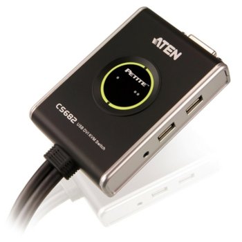 KVM суич ATEN CS682, 2x 1, USB, DVI image