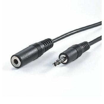 Кабел Roline 11.99.4353, Jack(м), 3.5mm към Jack(ж), 3.5mm, 3m | JAR Computers Roline Jack(м), 3.5mm към Jack(ж), 3.5mm 3m 11.99.