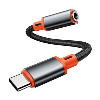 Адаптер Xmart OTG USB Type-C - 3.5mm, от USB C(м) към AUX(ж), сив | JAR Computers Xmart OTG USB Type-C - 3.5mm