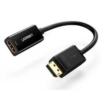 Адаптер Ugreen MM137, от DisplayPort(м) към HDMI(ж), 0.25m, черен, 4K@60Hz | JAR Computers Ugreen MM137 40363