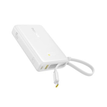 baseus picogo 45w 10000mah бял