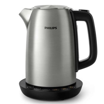 Електрическа кана Philips HD9359/90, 1.7 литра, 2200W, инокс | JAR Computers Philips HD9359/90
