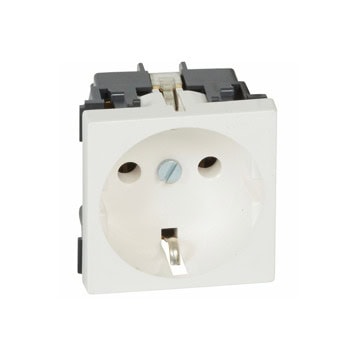 Контакт Legrand Mosaic, 16А, единичен, бял | JAR Computers Legrand 278210L