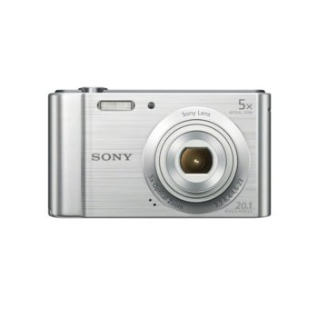 Sony DSC-W800 (сребрист) + калъф Sony LCS-BDG