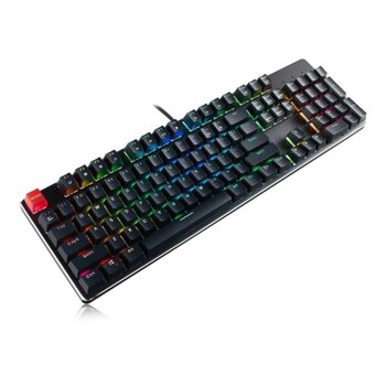 Клавиатура Glorious GMMK Full-Size GMMK-BRN, гейминг, механична, кафяви суичове, подсветка, черна, USB | JAR Computers Glorious GMMK-BRN