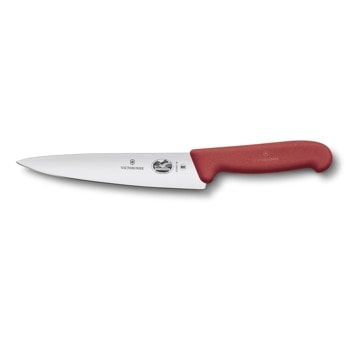 Кухненски нож Victorinox Fibrox, 19 см, неръждаема стомана, червен | JAR Computers Victorinox Fibrox 5.2001.19