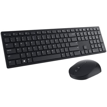 Комплект клавиатура и мишка Dell Pro Wireless Keyboard and Mouse – KM5221W, безжични, USB, черни image