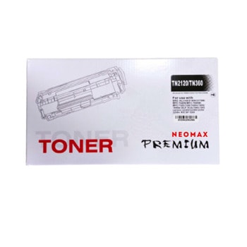 Тонер касета за Brother HL 2170WR/2170W/2150N/2140, MFC 7440N/7320/7340/7840W/7440W/7320W, DCP 7032/7040/7045N/7030 - Black - Neomax BT-TN2120 - Неоригинална, Заб.: 2600 брой копия | JAR Computers Neomax BT-TN2120 Black