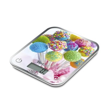 Кухненски кантар Tefal BC5121V0, дигитален, до 5 кг, точност до 1гр, LCD дисплей, функция за измерване на течности, бял image