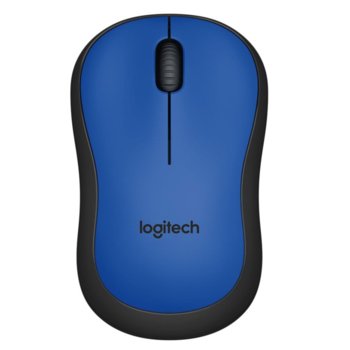 Мишка Logitech M220 Silent, оптична (1000dpi), безжична, USB, синя image