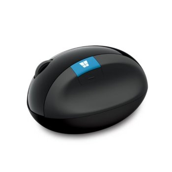 Мишка Microsoft Sculpt Ergonomic, оптична (1000 dpi), безжична, four-way скрол, черна, USB | JAR Computers Microsoft Sculpt Ergonomic Mouse L6V-00005