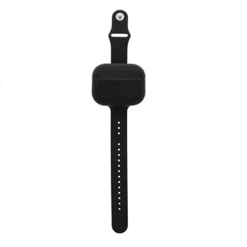 Защитен калъф 4smarts Silicone Case with Wrist Strap, за Apple AirPods Pro, силиконов, за ръка, черен | JAR Computers 4smarts Silicone Case with Wrist 4S467834
