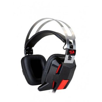 Слушалки Redragon Lagopasmutus 2 H201-1-BK, микрофон, 1.8 м. кабел, 20Hz - 20kHz честотен диапазон, 2 х 3.5mm, черни | JAR Computers Redragon Lagopasmutus 2 H201-1-BK