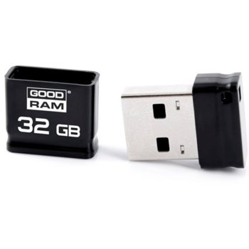 Памет 32GB USB Flash Drive, Goodram Piccolo, USB 2.0, черна | JAR Computers 32GB GOODRAM Piccolo USB 2.0 (PD32GH2GRPIKR10)