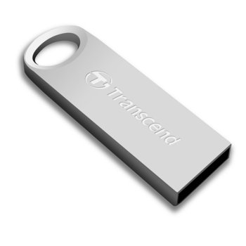 Памет 32GB USB Flash Drive, Transcend JetFlash 520, USB 2.0, сребриста | JAR Computers Transcend 32GB JetFlash 520, Silver Plating