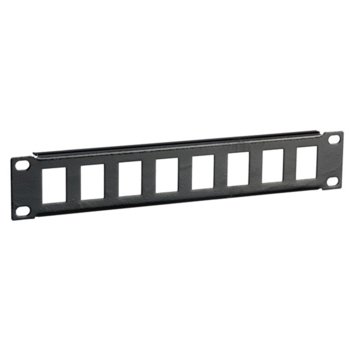 Patchpanel for 8 modules type Keystone