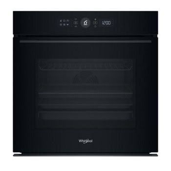Фурна за вграждане Whirlpool WOI5S8HM1SBA, клас A+, 73л. обем, хидролитично почистване, Steam+, черна | JAR Computers Whirlpool WOI5S8HM1SBA