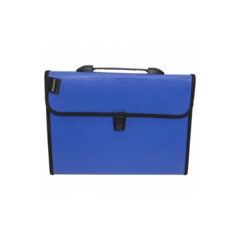 Чанта Centrum за съхранение на документи с формат фо А4, 12бр. разделители, синя | JAR Computers Centrum Чанта за съхранение на документи