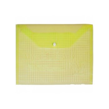 Папка 209A, за документи с формат до А4, с копче, жълта | JAR Computers Папка 209A